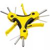 9 In 1 Combination Allen Wrench 1.5/2/2.5/3/4/4.5/5/5.5/6mm Trigeminal Key Set  Hand Repair Tools