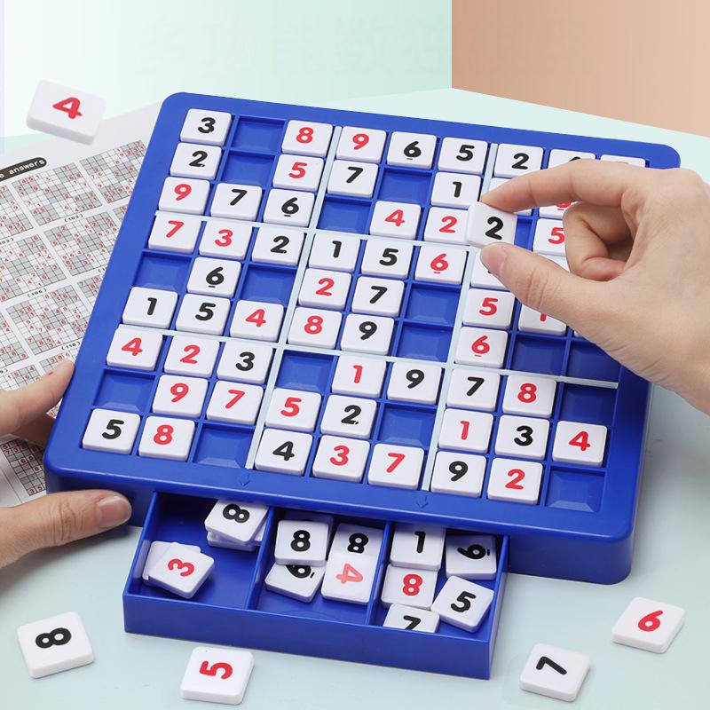 Sudoku Gra Planszowa Montessori Edukacyjne Cyfry Wnioskowanie Gry Logiczne Dla Dzieci Klasyczne Gry Planszowe z Numerami Zabawki