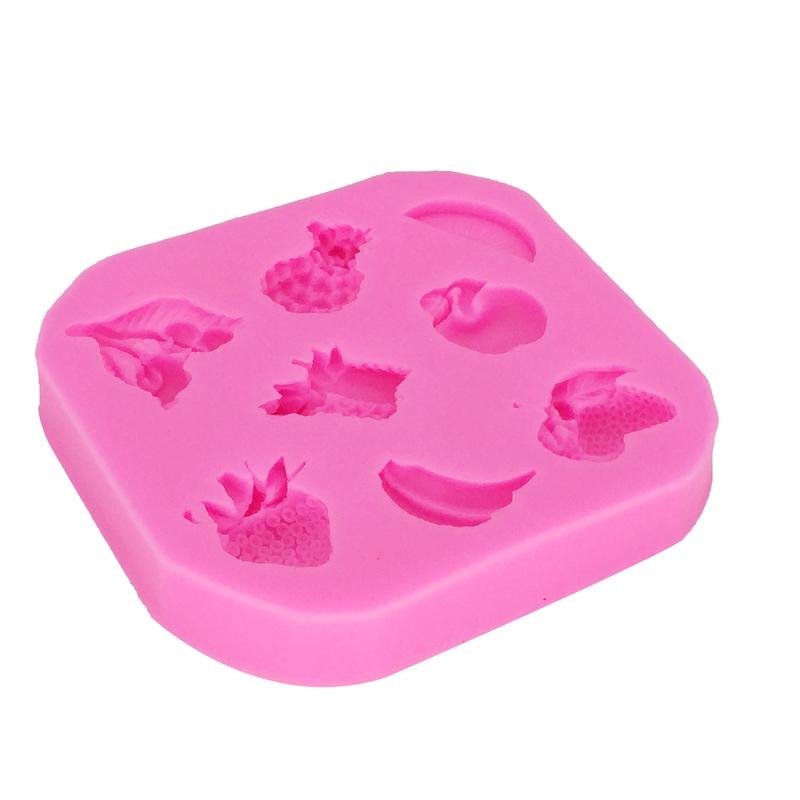 Fruit Pineapple Banana Strawberry Apple Cherry Chocolate Cake Decorating Tools