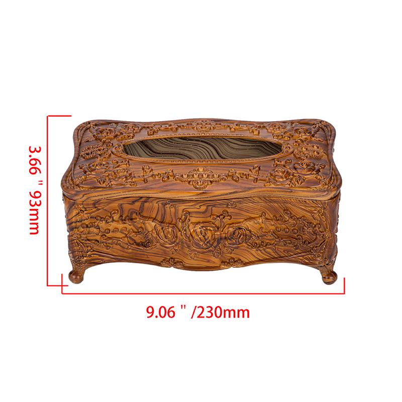 

Elegant Tissue Box Cover Chic Napkins Case Holder Hotel Home Desktop Organizer