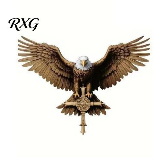 Versatile Hanging Ornament for Vehicles Eagle Acrylic Car Ornament, 2D Flat Personalized Mirror Charm Rearview Decor, Lightweight Auto Interior