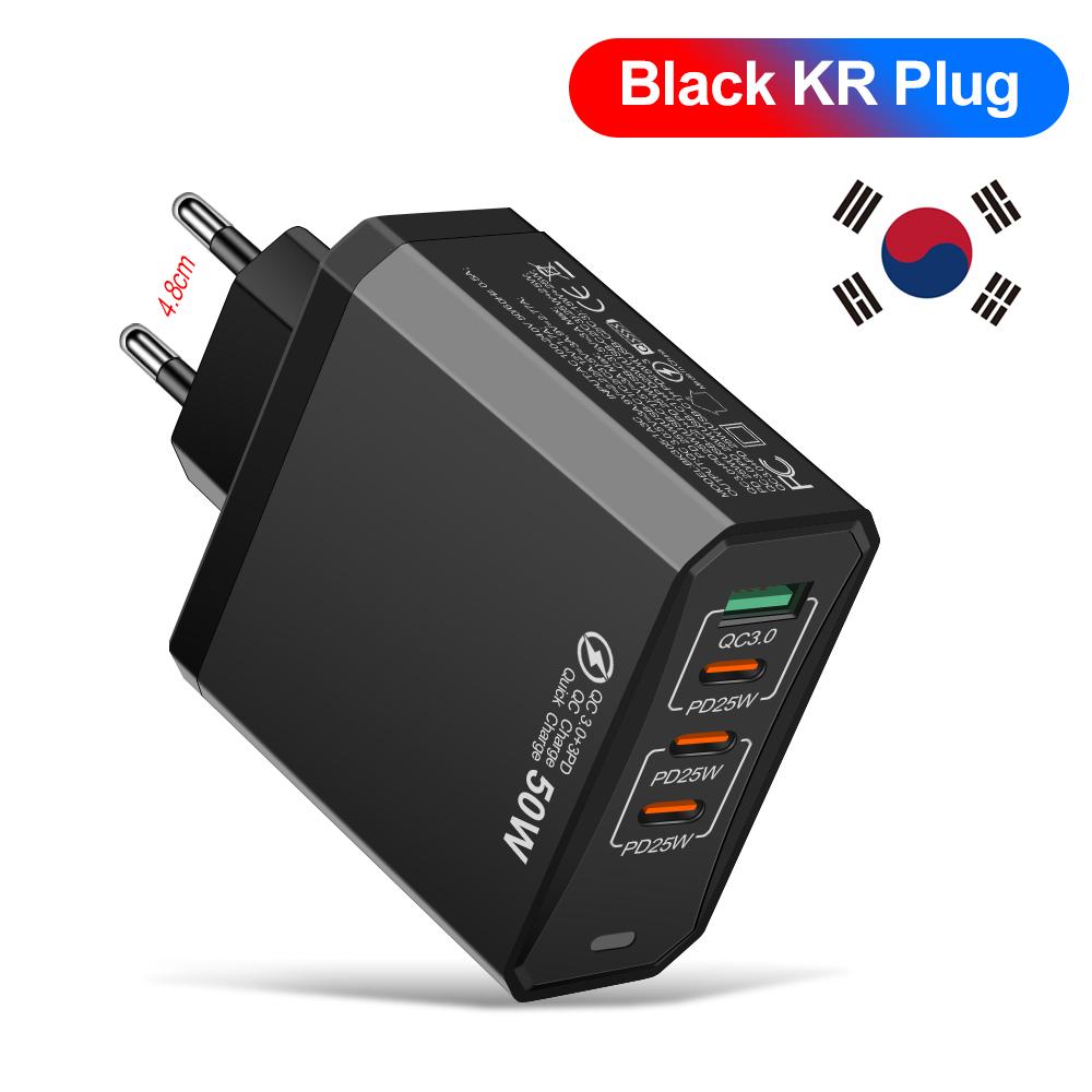 Total 100W USB Charger Phone Charger Fast Charging For Xiaomi Samsung  Travel Charger Adaptor For iPhone Quick Charger
