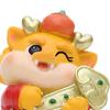 Cartoon Dragon Statue Car Dashboard Decor Collectible Souvenir Gift Mini Figurine Tabletop