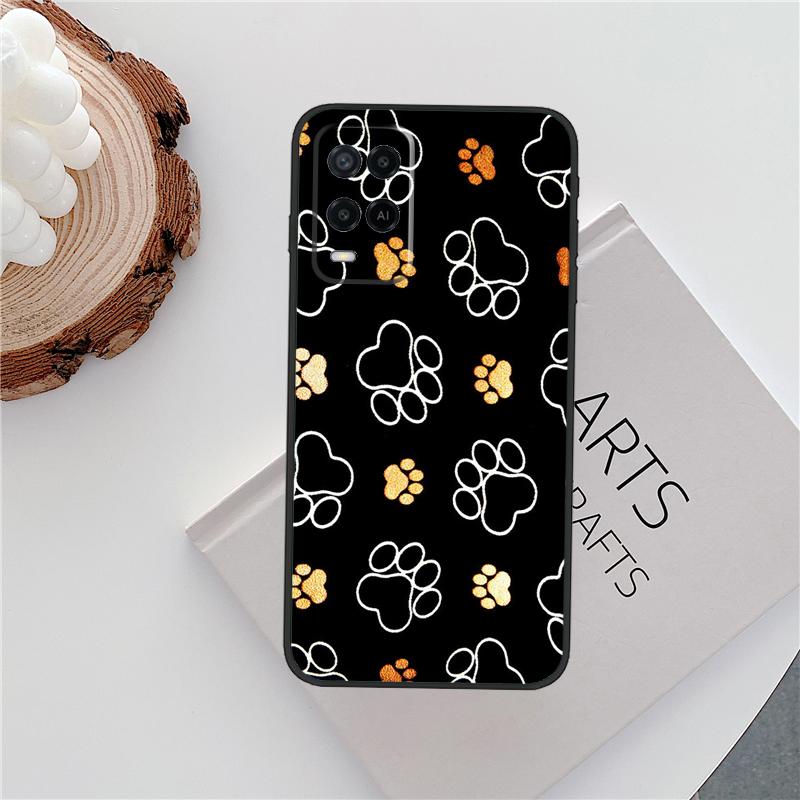 Dog Friends Cat Pet Paws Case For Oppo A15 A80 A60 A40 A94 A54 A98 A78 A18 A38 A58 A16 A76 A96 A17 A77 A74 A57S Cover