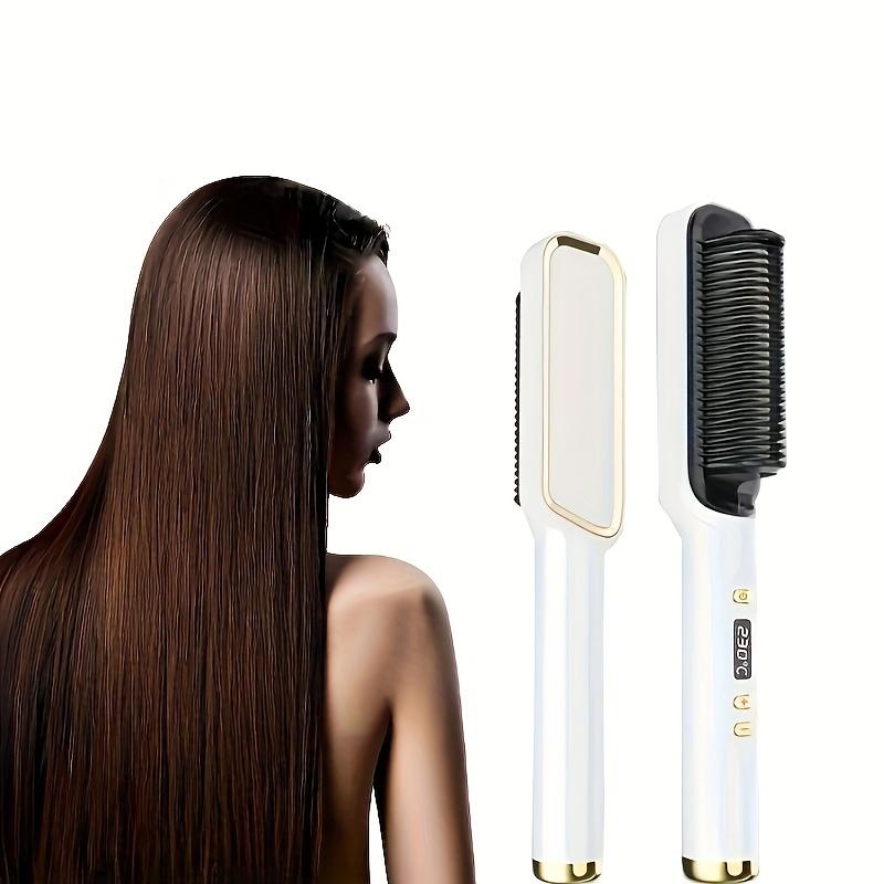 Kamm für glattes Haar, Stylingkamm für glattes Haar, Stylingkamm für lockiges Haar mit doppeltem Verwendungszweck, Haarglätter
