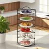 Kitchen Table Top Organizer Space Saving Metal Expandable Countertop Shelves Heavy Duty Dish Storage Rack Space Saving
