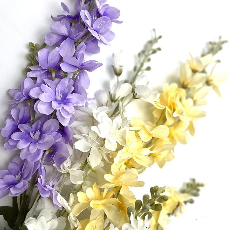 Realistic Silk Plastic Violets Bouquets Indoor Outdoor Party Decoration Home Event Floral Displays Wedding Centerpieces