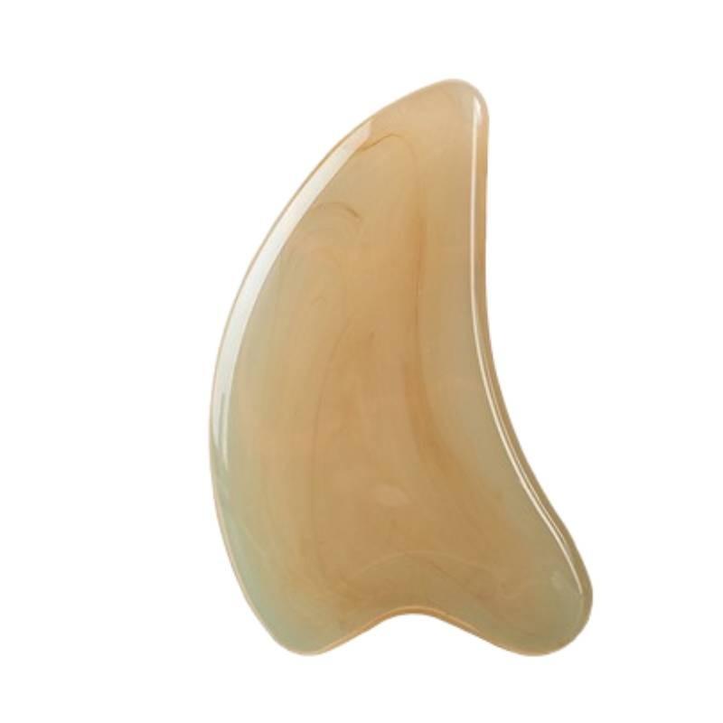 

Доска Гуа Ша Массажер для лица Инструменты для скребка из натуральной смолы для китайской медицины Corner Plate