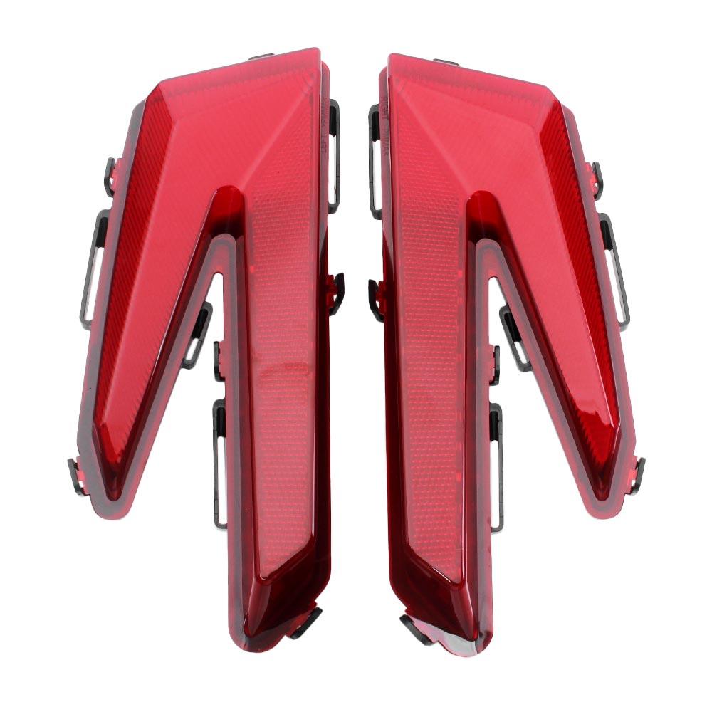 

Left & Right Rear LED Tail Light Assembly PMMA 1 Pair PMMA Accessory Fit For CAN-AM Maverick MAX Turbo RR - XDS SAS 2025 2026 красный