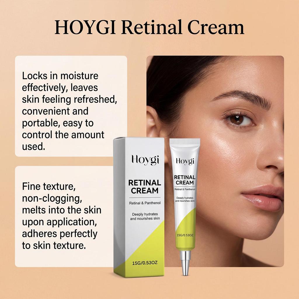 Hoygi Daily Facial Moisturizing Cream Moisturizing and Refreshing Texture, Nourishing and Delicate Facial Skin Basic Skin Care Products 15g