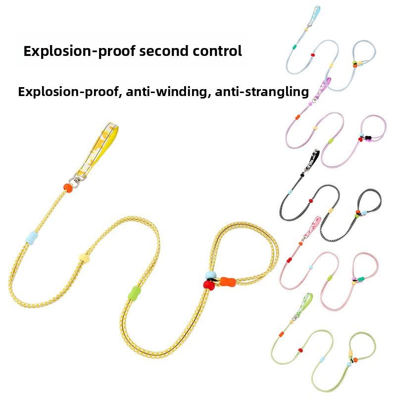 The Multi-functional Collar, Leash, Chest Strap, Adjustable Pet Leash and P Chain for Taking Dogs Out To Prevent Them from Breaking Free