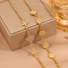 New Nk Four-leaf Clover Bracelet for Women with a High-end feel18K Non-fading Titanium Steel Bracelet, European and American Fashion Jewelry