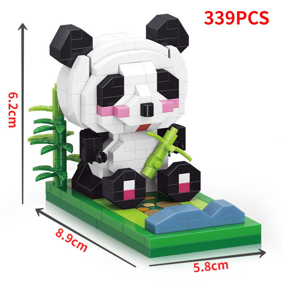 

Panda Mobile Phone Bracket Building Blocks Toys for Boys Girls Diamond Bricks Creative Construction Blocks Toys Volwassenen Gift
