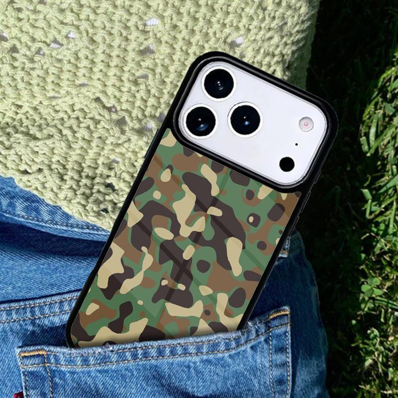 Night Dark Camo Military Camouflage mobile phone case Compatible with IPhone 17 16 15 14 13 12 11Pro Max 17 Air cover