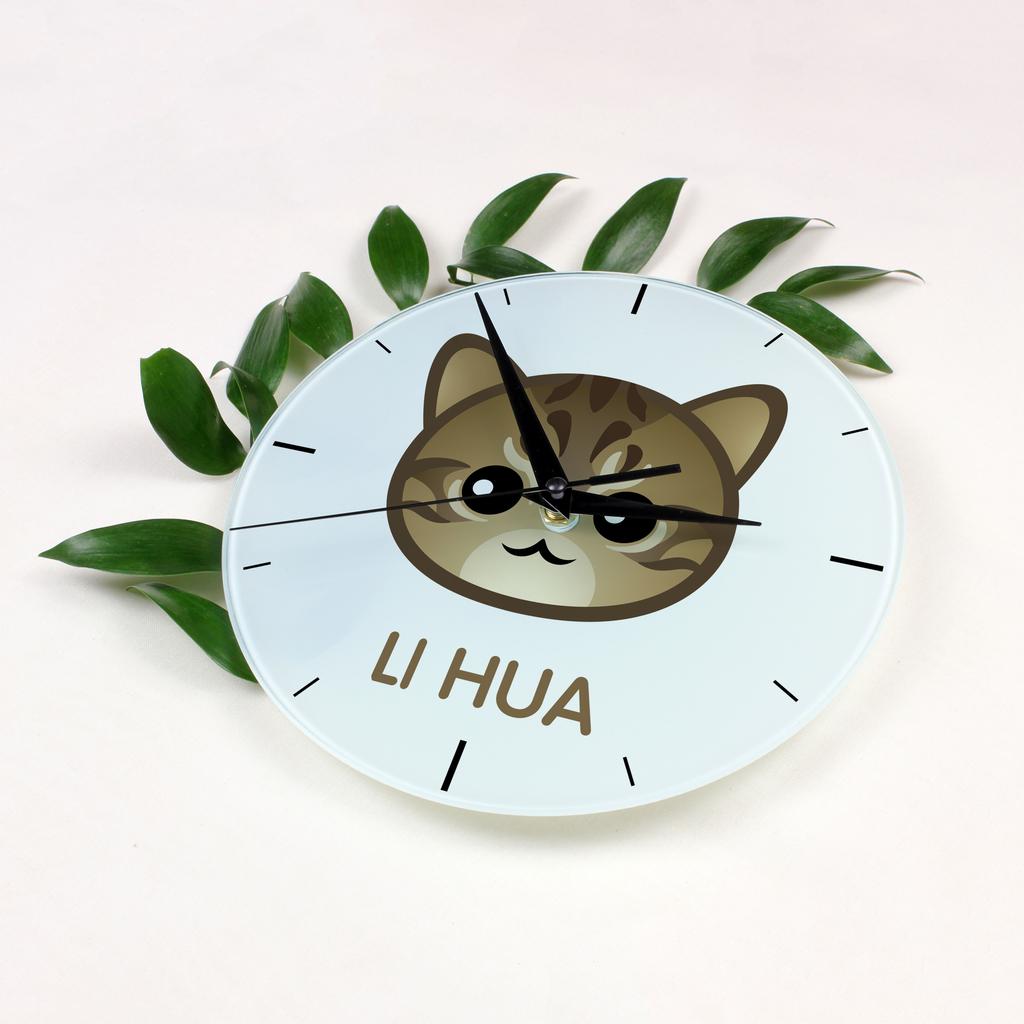 Li Hua - Smok Li -Zegar Mdf Z Grafiką I Napisem Marki Art-Dog