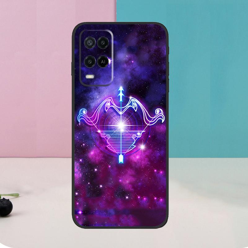Zodiac Signs Case For Oppo A74 A54 A94 A80 A60 A40 A18 A38 A58 A78 A98 A96 A76 A16 A15 A17 A57 A5 A6 Pro