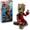 LEGO Marvel Guardians of the Galaxy Groot Jumpsuit Toy Building Blocks for Kids Ages 10-12