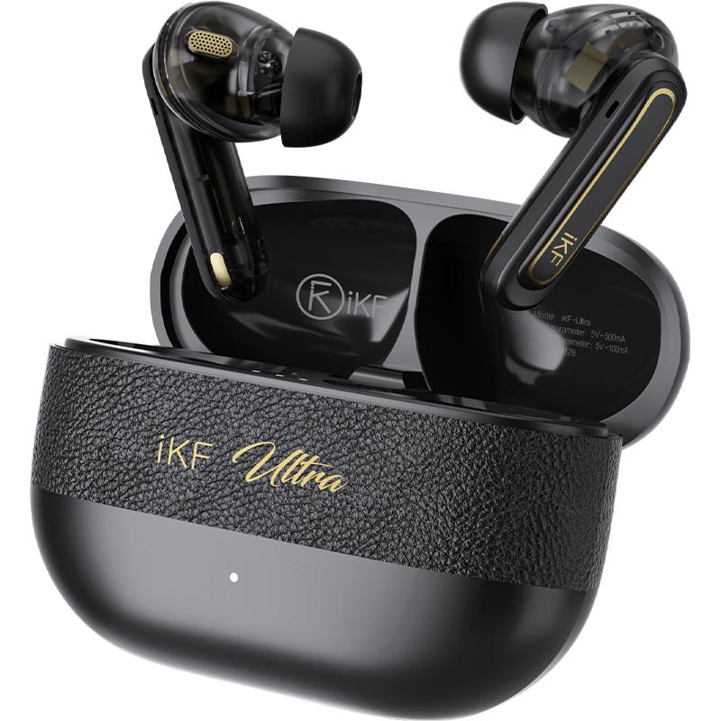 

iKF Ultra Hybrid Driver ANC LDAC True Wireless Earbuds Standard with App Support