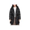 Skechers Fashionable Versatile Comfortable Warm Hooded Down Jacket Women Outerwear Carbon-Black L424W165-0018