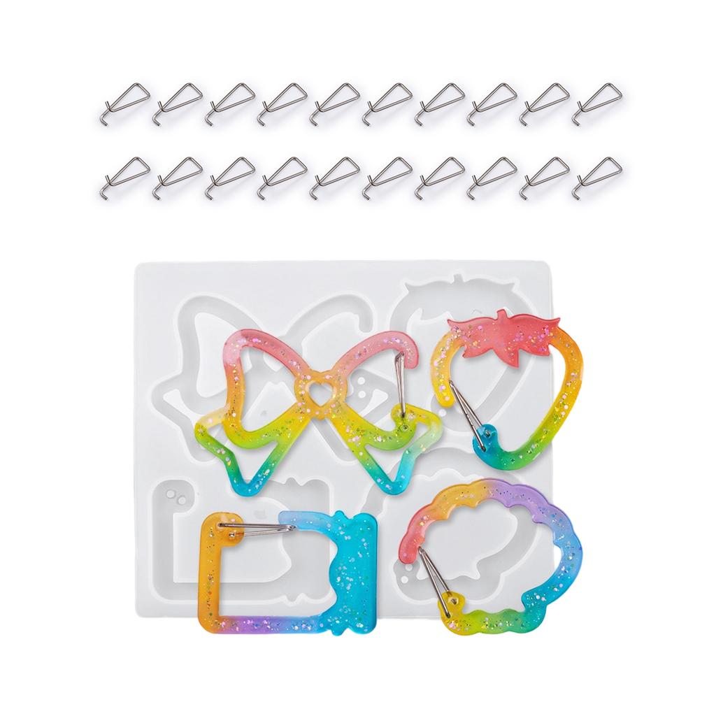 Kreatywne Silikonowe Formy do Odlewania Kształt Kotów Formy do Naszyjników Nadają się do Robienia Naszyjnika i Wisiorka Kolczyków ze Zwierzętami