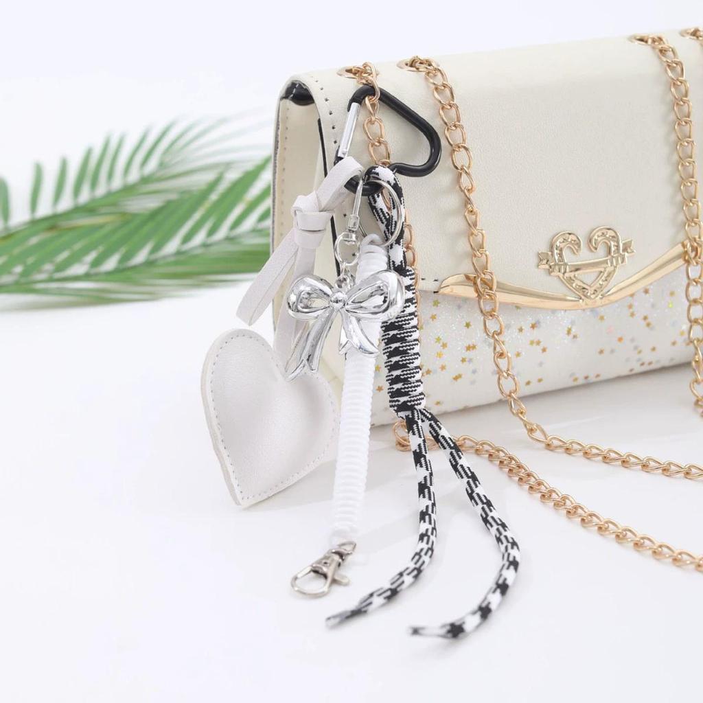Yogodlns Heart Shape Mini Backpack Hanging Handbag Pendant Bag Pendant Bags Accessories