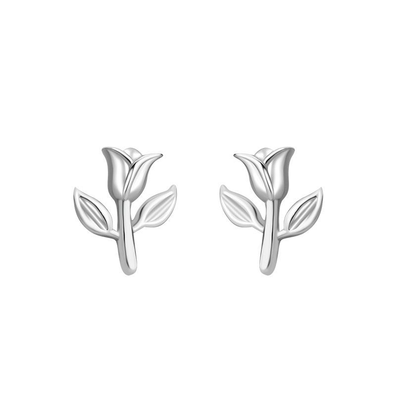 

Серьги-тюльпаны для женщин, новые легкие, роскошные, маленькие и изысканные серьги, простые