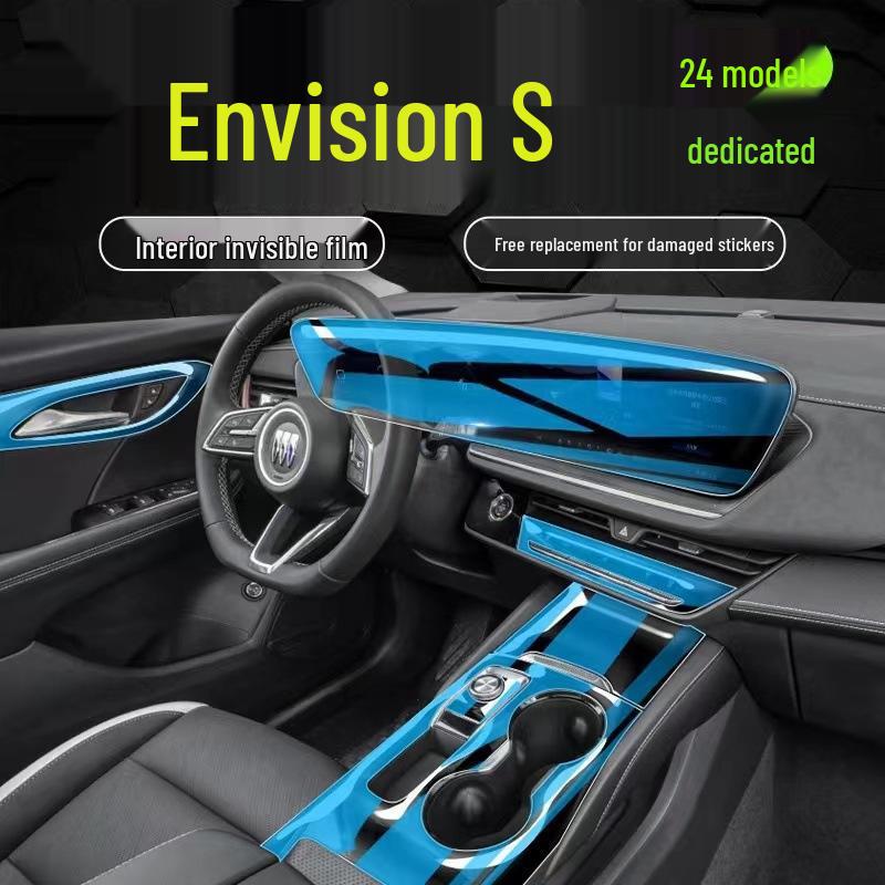 Scratch-Resistant TPU Protective Film for Buick Encore S (Fits 25 Models) - Transparent Center Console Sticker