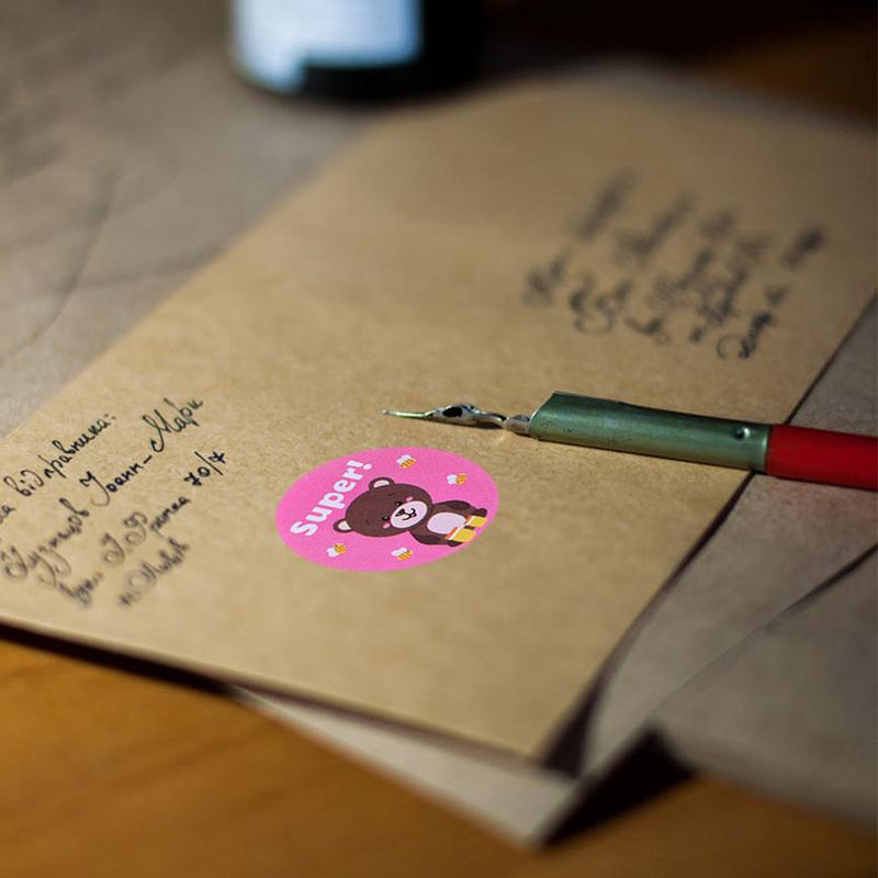 500Pcs Teacher Reward Stickers Cute Animal Stickers School Motivational Stickers