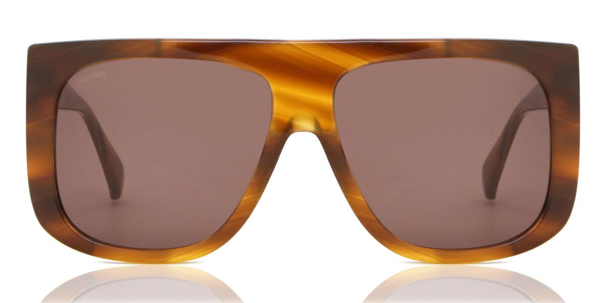 

Max Mara Mm0073 Eileen 50e Women Sunglasses Transparent Striped Brown/60-15-135
