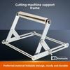 Thickened Cutting Machine Bracket Long Material Auxiliary Support Bracket Balance Bracket Adjustable Adjustable Roller Bracket Foldableable Roller Su
