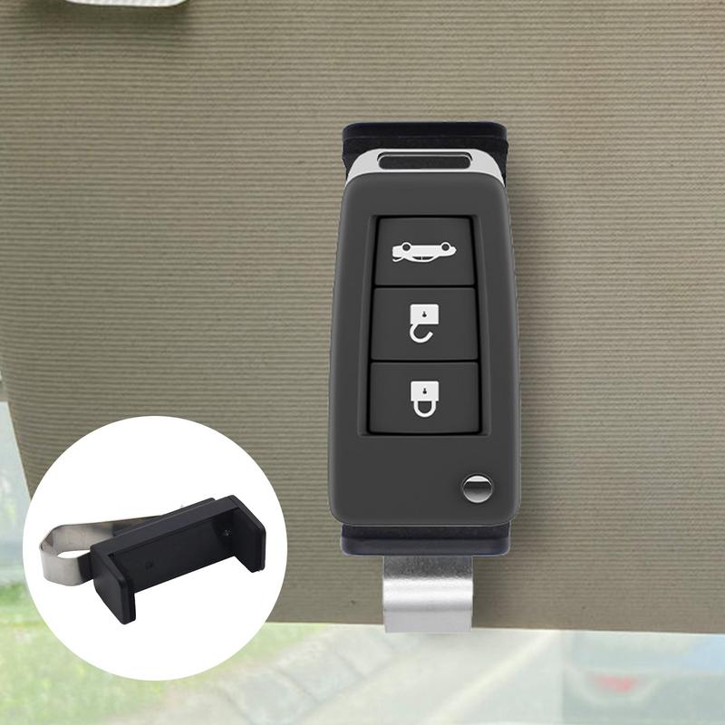 Neuer Auto Schlüssel Clip Halter Auto Sonnenblende Clip Garagentorsteuerung Einstellbar 45-67mm Garagenfernbedienungsclip Zubehör Öffner