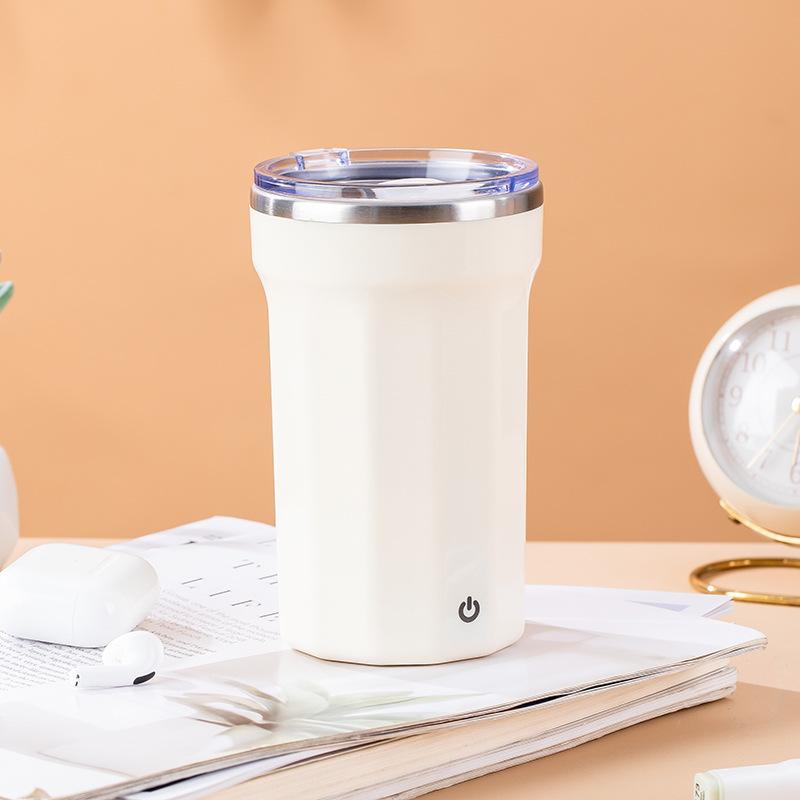 Automatic Self Stirring Mug Coffee Milk Juice Mixing Cup Electric Stainless Steel Lazy Rotating Mug Magnetic Stirring Cup