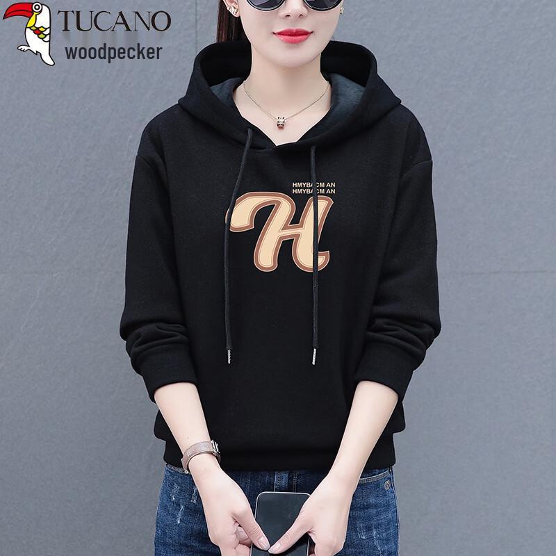 TUCANO Women s Hooded Fleece-Lined Sweatshirt M