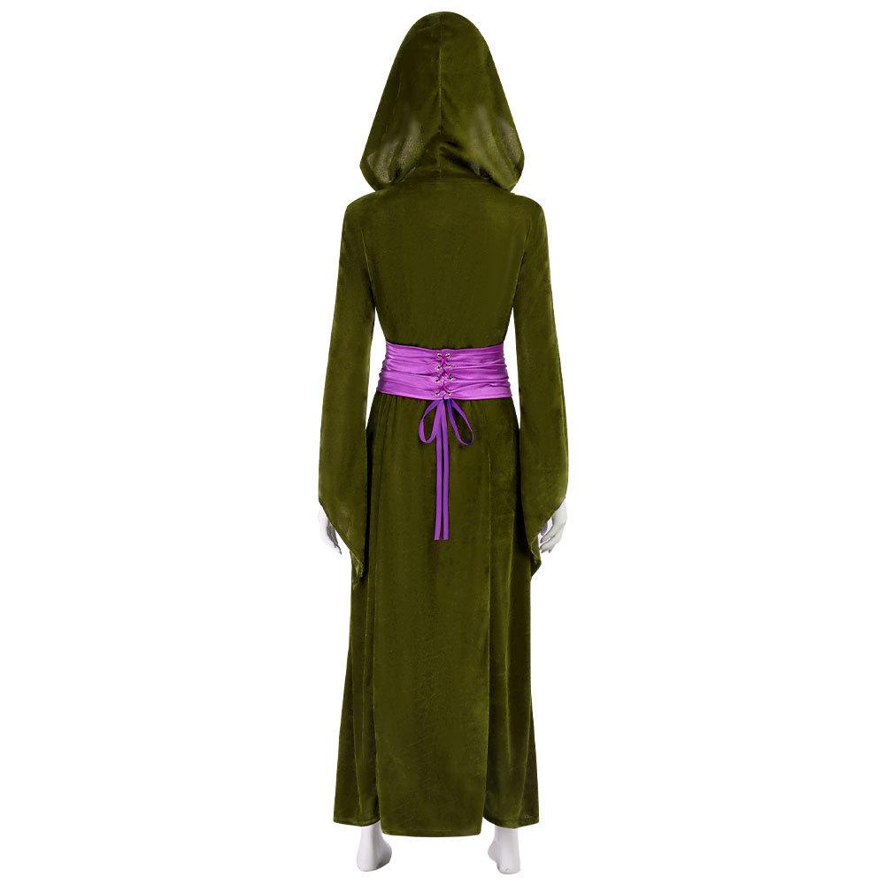 Padme Green Dress Cos Costume, Halloween Medieval Padme Princess