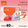 Washable Soft-Tip Acrylic Markers – Blendable, Non-Bleeding, Perfect for Student Art & Painting, Includes Paint Brushes.