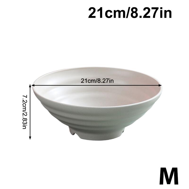 7-10inch Unbreakable Japanese Ramen Bowl Noodles Cereal Soup Salads Bowl Kitchen & Dining Tableware For Microwave And Dishwasher