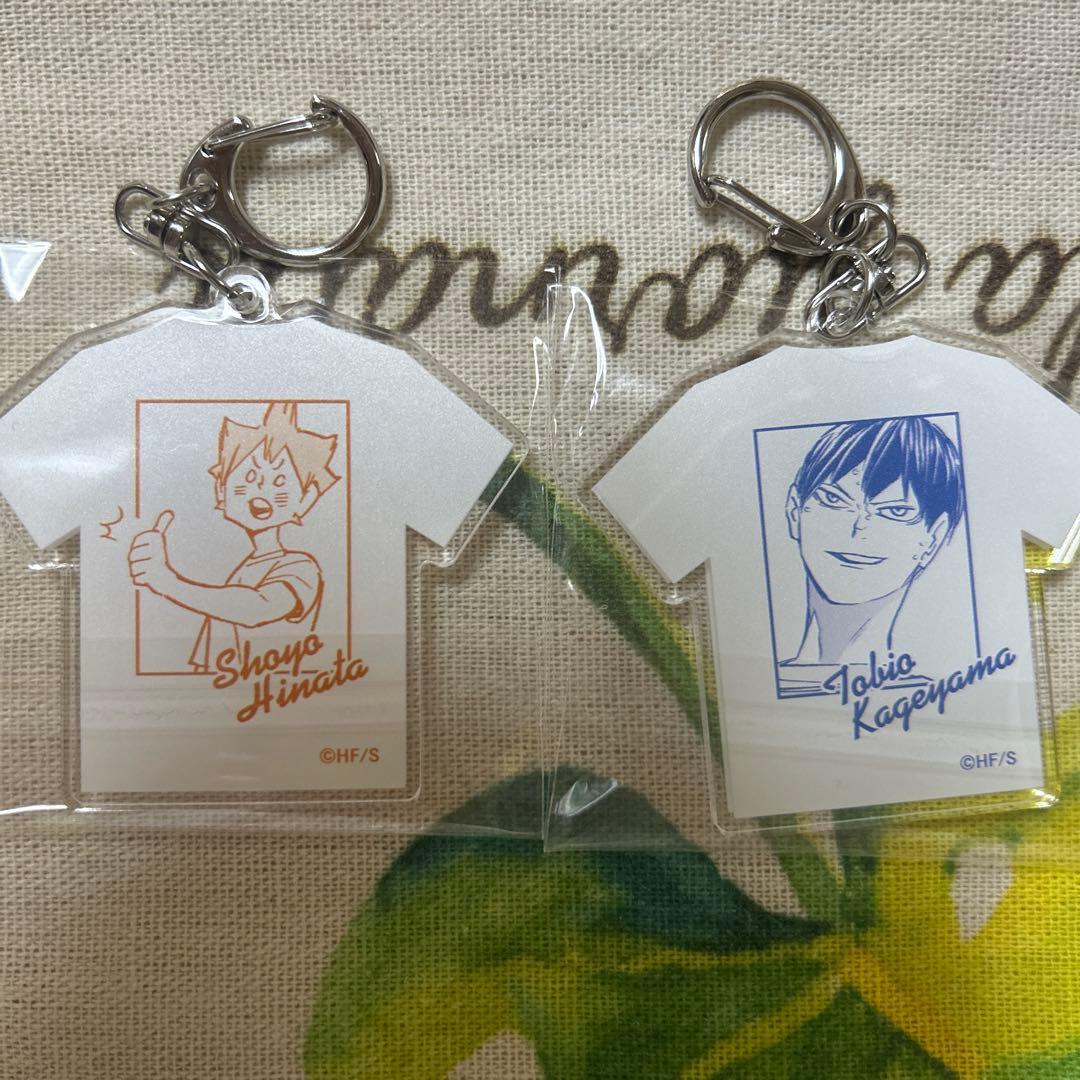 Haikyuu T-shirt key chain collection 2nd edition Hinata Kageyama Karasuno