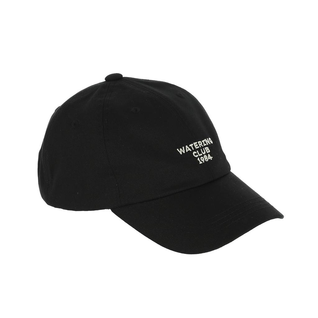 DOLPHIN WAVE APPAREL Dolphin Lettering Embroidered Ball Cap Black