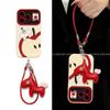 Luxury Lanyard Phone Case for Apple iPhone 15/16 Plus and 17 Pro Max - Elephant Design