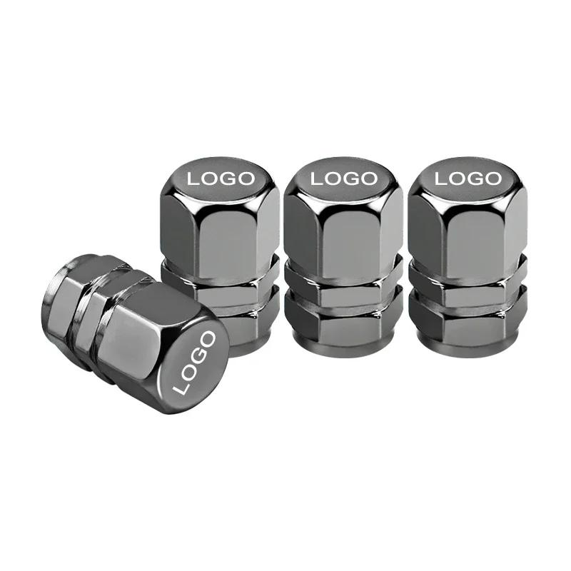 hijk1 ·4Pcs Car Styling Tire Valve Caps Covers For Volkswagen GTI Golf 6 7 8 Polo VW R-Line CC Passat B6 Tiguan T-ROC Arteon Bora Jett