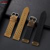 Watchband 18mm 19mm 20mm 21mm 22mm 24mm Handmade Stitching Cowhide Strap for Omega Men Perforated Breathable Wristband for Seiko