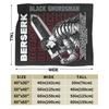 Anime Berserk Plush Blanket Girls Boys  Flannel Throw Blanket For Couch Chair Sofa Bed Soft Design Quality Bedspread Gift