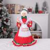 45cm stehende Frau Holle Figur mit Back-Outfit, Schürze Oma Weihnachts-Tischdekoration