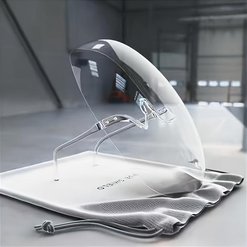 2pcs High Definition Transparent Face Shield | Suitable for Nail Art, Kitchen, Outdoor Use
