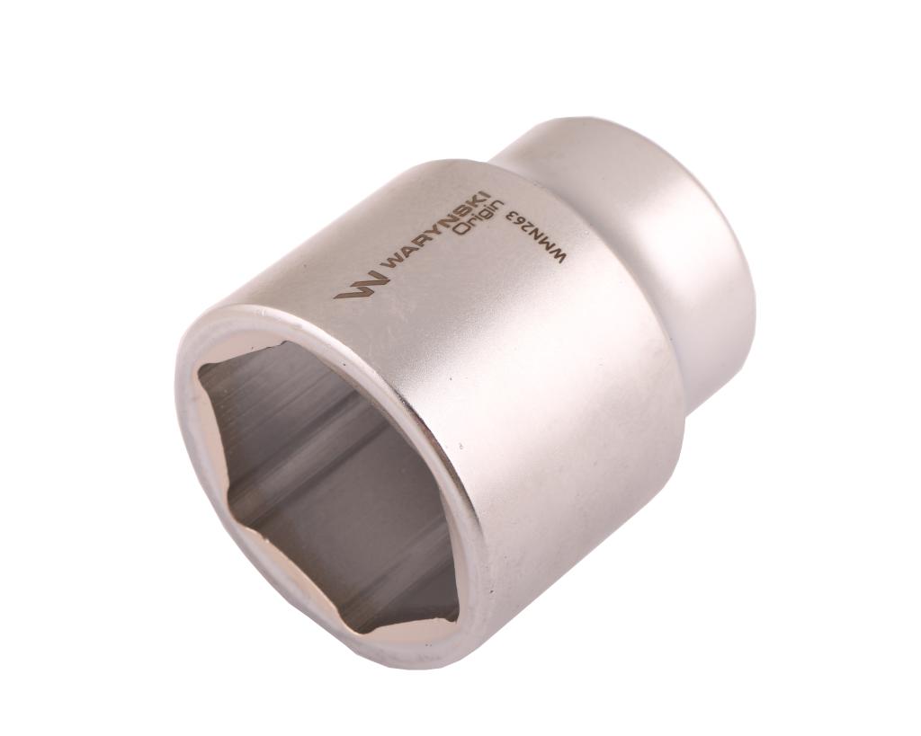 Hexagonal socket 3/4". 41 . CrV50BV30. DIN 3124. Waryński