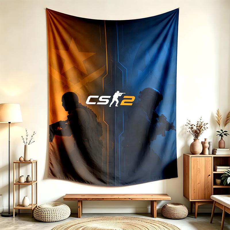 Counter Strike (5) Wandteppich Geeignet Für Die Dekoration Von Häusern Wohnheimen Und Schlafzimmern Weich Anzufassen Und Ein Perfektes Geschenk Für Freunde Und Familie