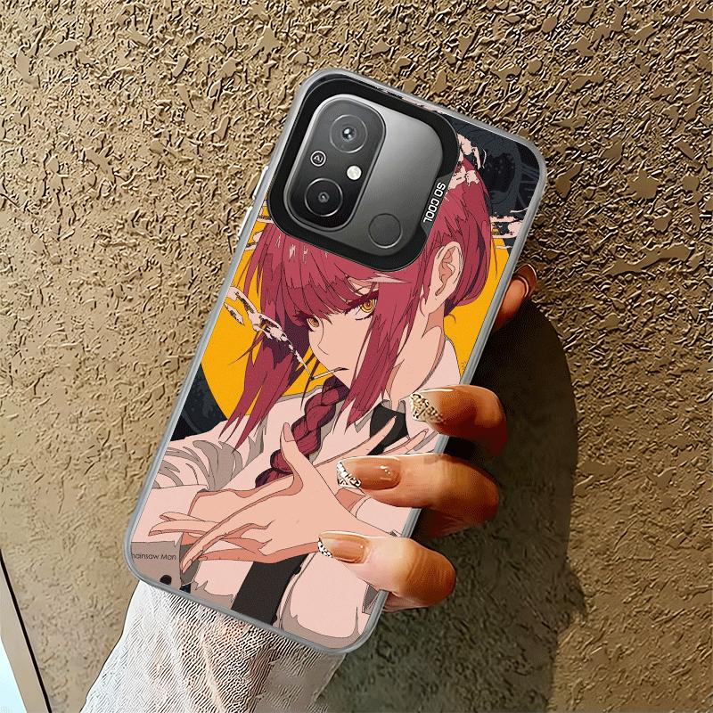 Anime Character Makima CSM Soft Phone Case for Xiaomi Redmi 15C 15 14C 13C 12C Poco X5 X6 X7 Pro X3 F8 F7 Ultra M8 13 12 Cover B