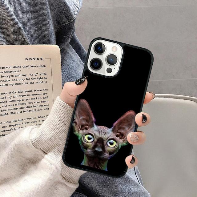 FUNNY NAKED CAT SPHINX Phone Case Cover for iPhone 17 Air 16 16e 15 13 14 11 12 Pro Max Max Plus coque fundas Shell