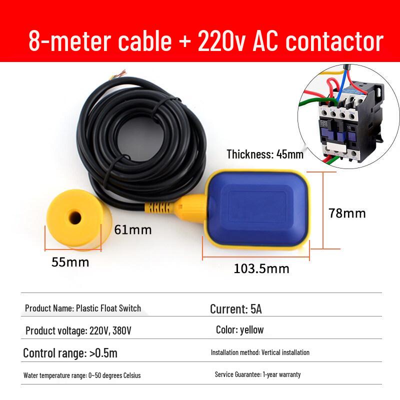 

Jundingying 220V AC Float Switch
