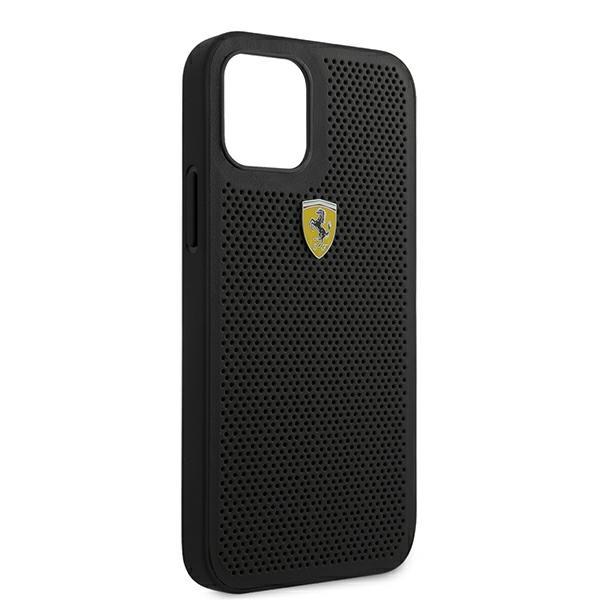 Ferrari Fespehcp12Lbk Iphone12 Pro Max 6,7 Czarny/Black Hardcase On Track Perforated